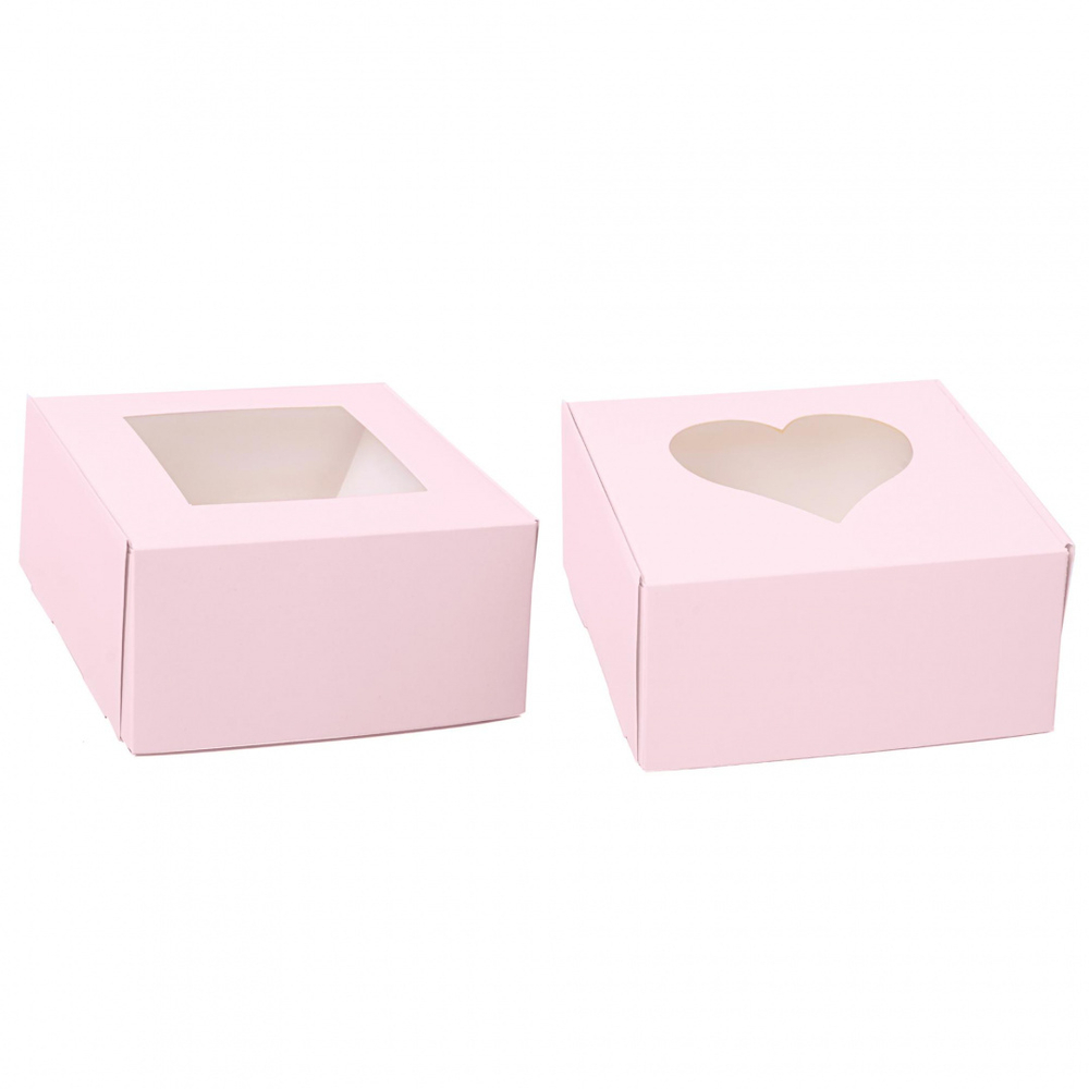 Коробка складная с окном МИКС 30*30*10