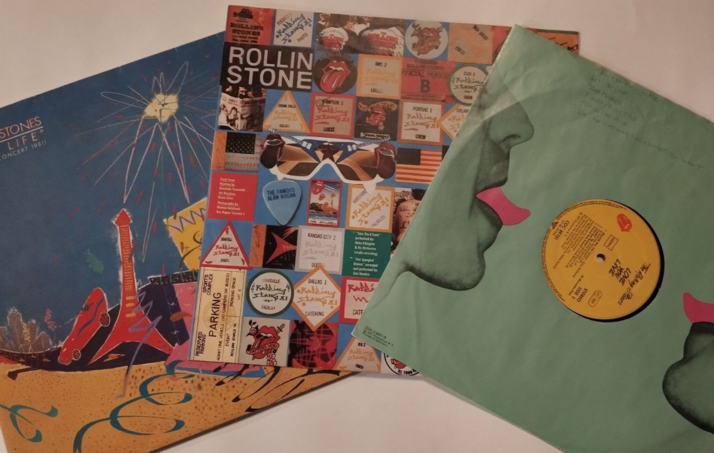 Винтажная виниловая пластинка LP The Rolling Stones Still Life 2LP (American Concert 1981) (Germany 1982)