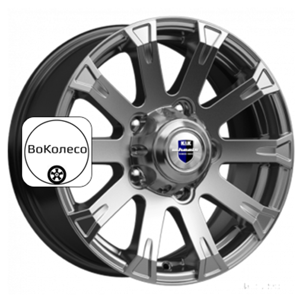 7x16/5x139,7 ET35 D108,5 Байкал (КС601) Дарк платинум K&K