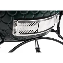 Керамический угольный гриль DinoEgg Classic Green, 46 см, с ножками и столиками