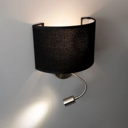 Citiluх Декарт CL704305 Бра с чёрным абажуром и диммером