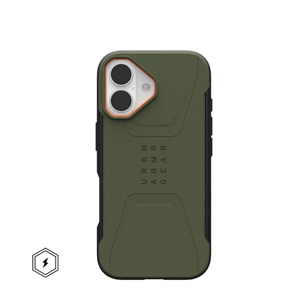 Чехол Uag Civilian Case для iPhone 17, Синий | Mallard