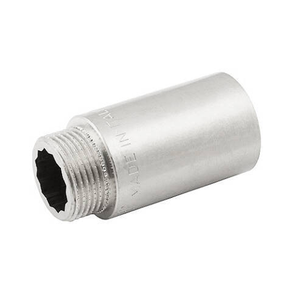 Удлинитель резьбовой ELSEN METALIT EBF13 - 3/4", длина 20 мм (НР/ВР, латунь с покрытием TIN)