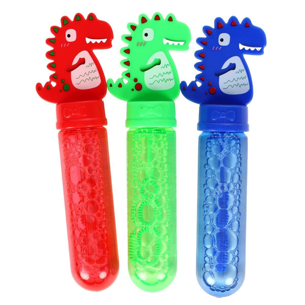 Набор мыльных пузырей Дракончики 13 СМ, 3 шт в наборе, 23Х14 СМ, с-30047