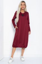 Платье Я жду тебя (бордовое) П12312-15 LT Collection