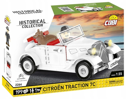 Конструктор COBI 2264 Автомобиль Citroen Traction 7C Кабриолет Коби