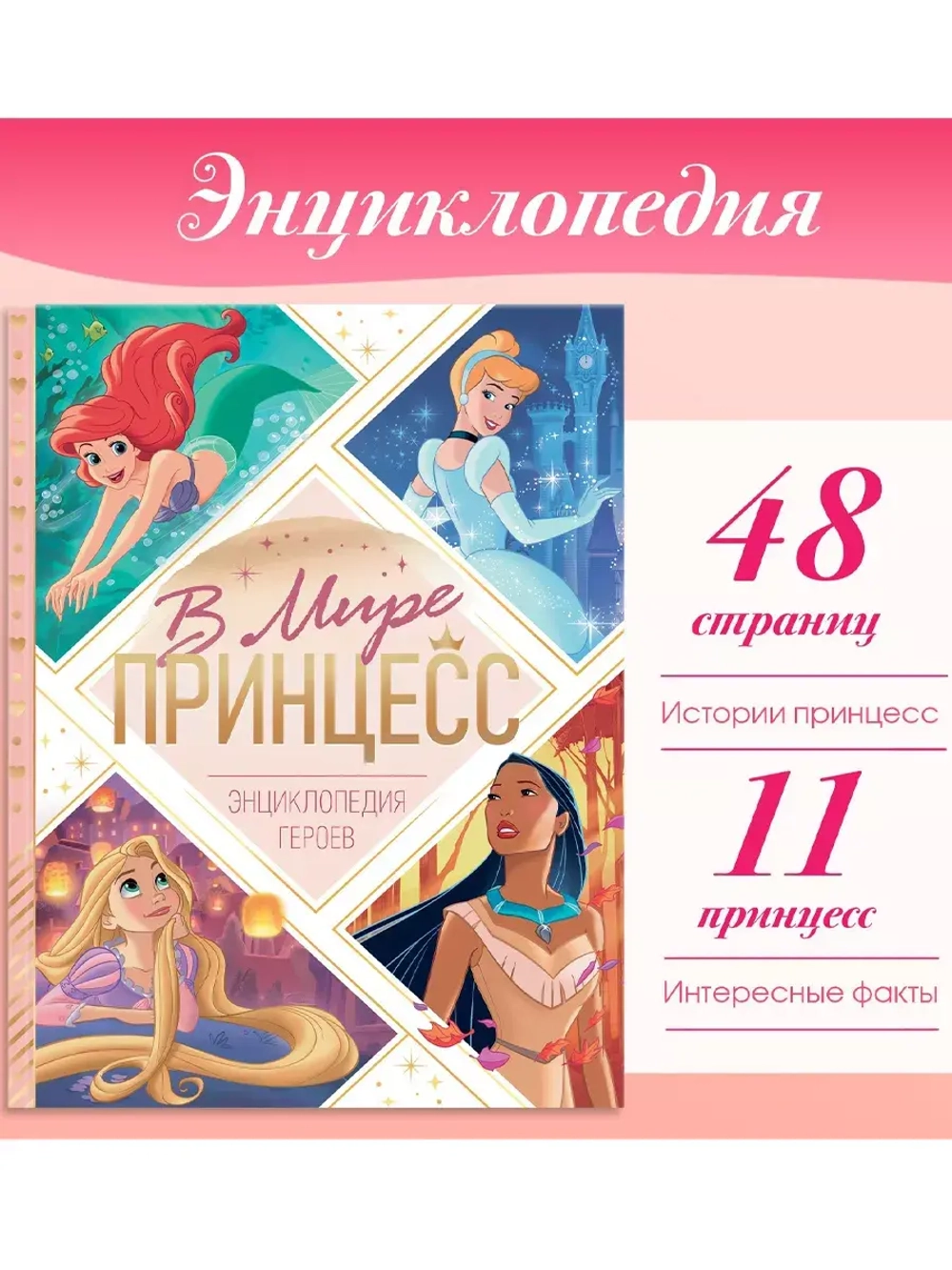Энциклопедия в твёрдом переплёте В мире принцесс