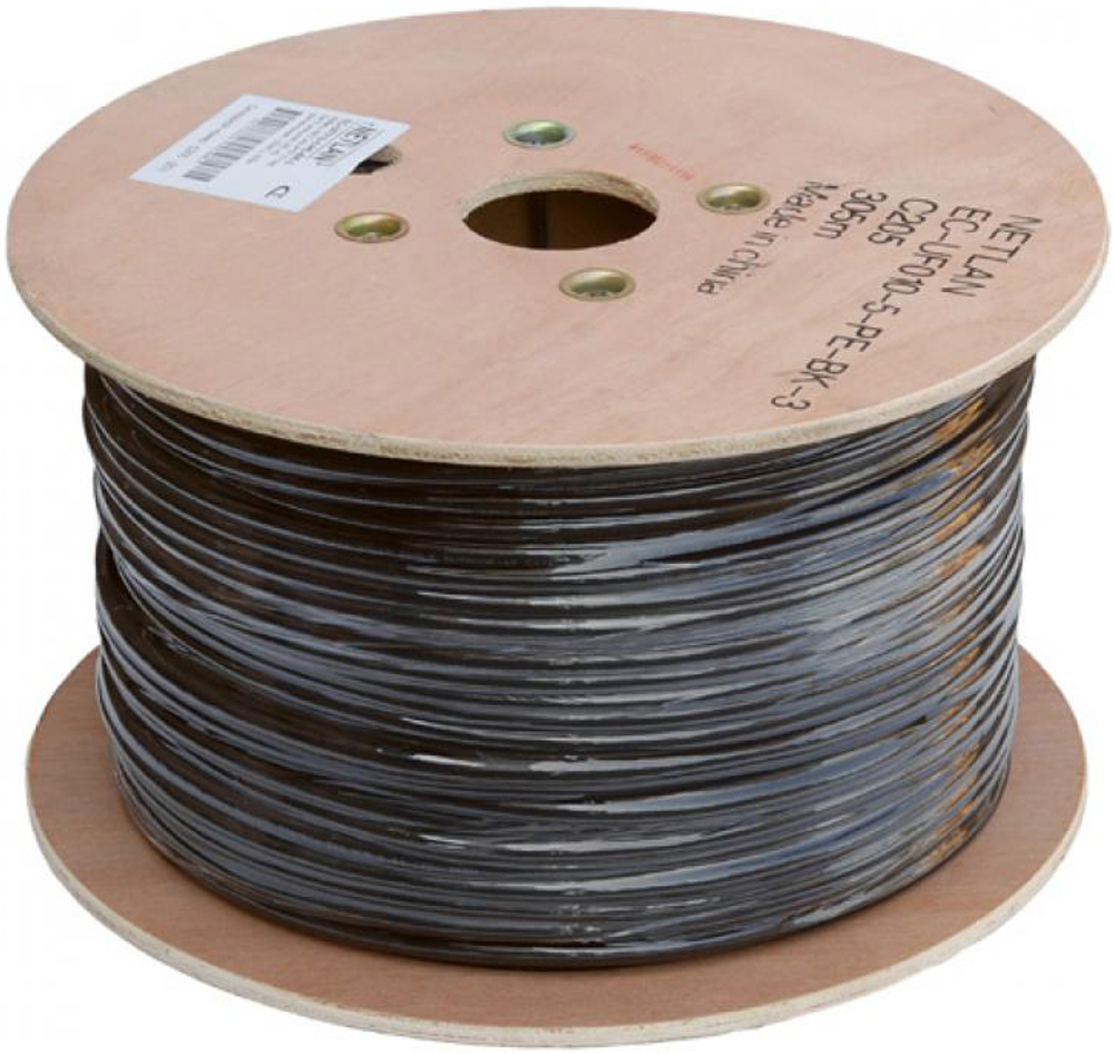 Кабель витая пара F/UTP 5e кат. 10 пар Netlan EC-UF010-5-PE-BK-3