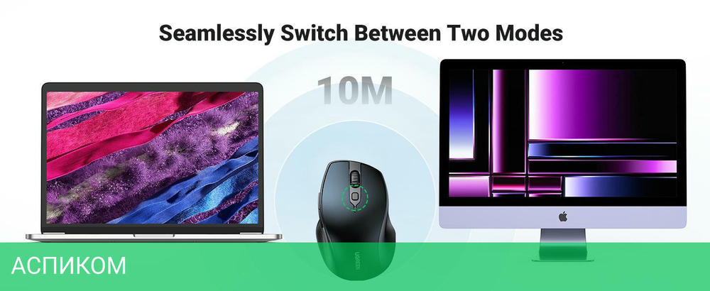 Мышь Ugreen MU101 Blue (15807)