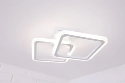 Люстра потолочная светодиодная Corpo 4030 , LED, цвет белый. Люстра с пультом управления, мощность 52 Вт. Светильник потолочный. Площадь освещения до 15 м2