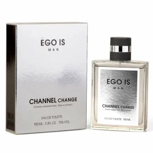 Туалетная вода для мужчин "interCHARM CHANNEL CHANGE EGO IS" Россия 100мл