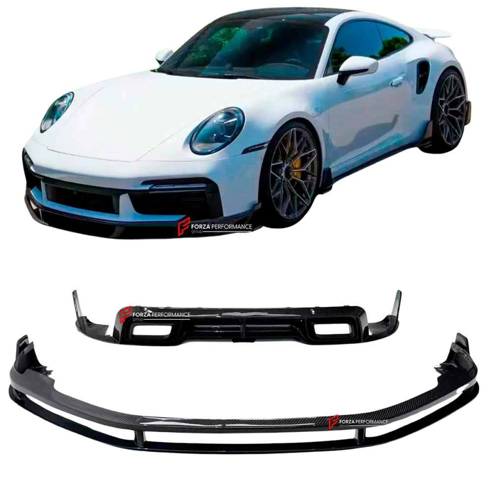 Карбоновый аэро-обвес для PORSCHE 911 992.1 TURBO S 2021–2025