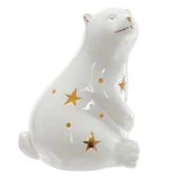 GAEM Фигурка декоративная "Медведь" с подсветкой (2хLR44), L9 W10 H15 см