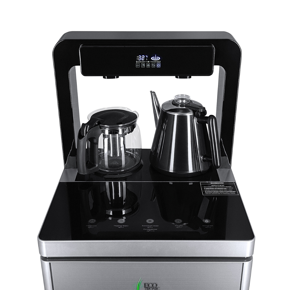 Кулер с чайным столиком Тиабар Ecotronic TB6-LE silver