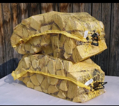 Дрова березовые камерной сушки 15 кг в сетке