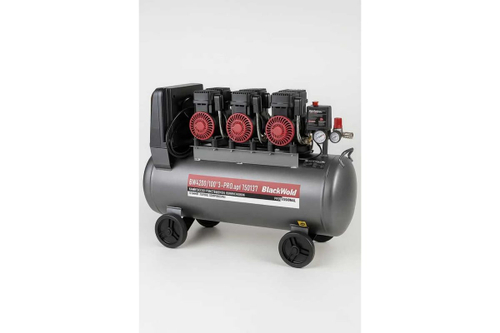 Компрессор коаксильный безмасляный BW4200/100*3-PRO 100л BlackWeld