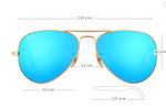 Ray Ban Aviator RB 3025 112/17 / 58 мм