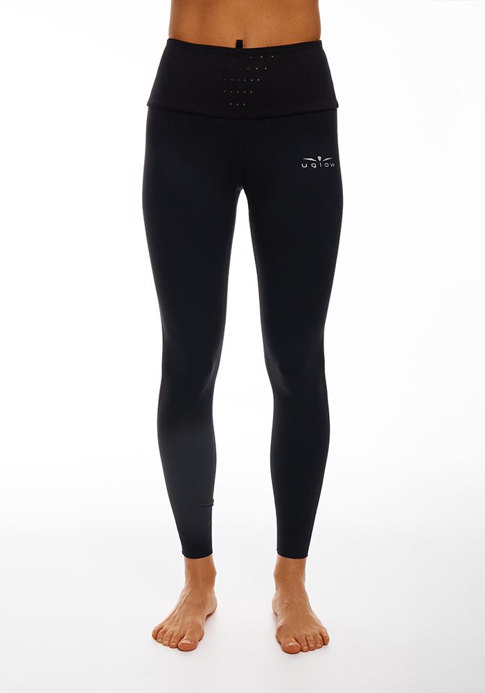 ТАЙТСЫ С ПОЯСОМ ЖЕНСКИЕ SFA FULL TIGHT | BLACK SILVER