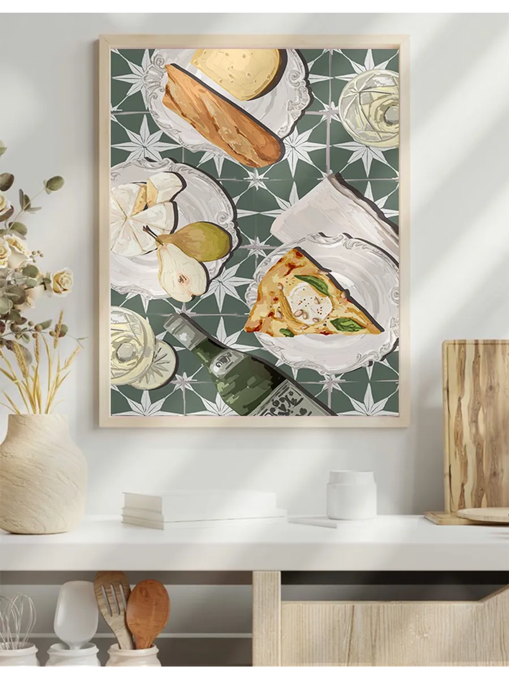 постер на кухню 50х70 см интерьерный