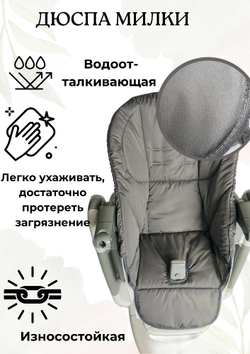 Чехол на стульчик для кормления бренда peg perego и аналогов