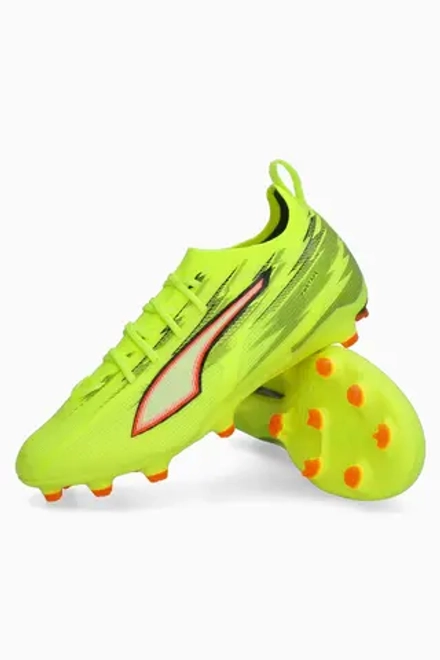 Бутсы Puma Ultra 6 Pro FG/AG Junior - зеленый