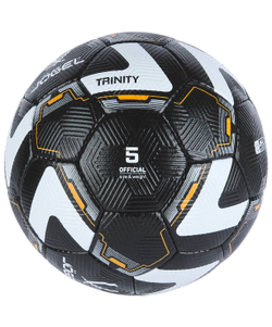 Мяч футбольный Trinity №5, черный/белый