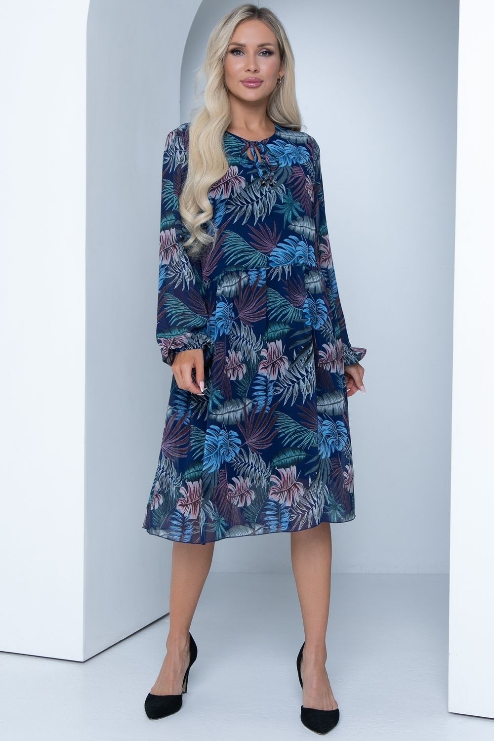 Платье В тренде (шифон, люкс) Diolche (Акция)