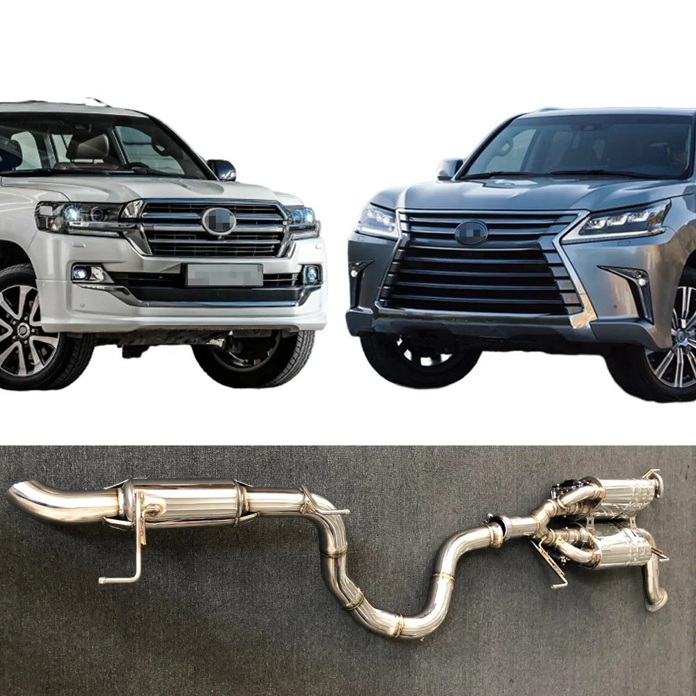 Выхлопная система с заслонками для Lexus LX 570 LAND CRUISER LC 200