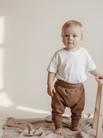 Ползунки для новорожденного кофейный