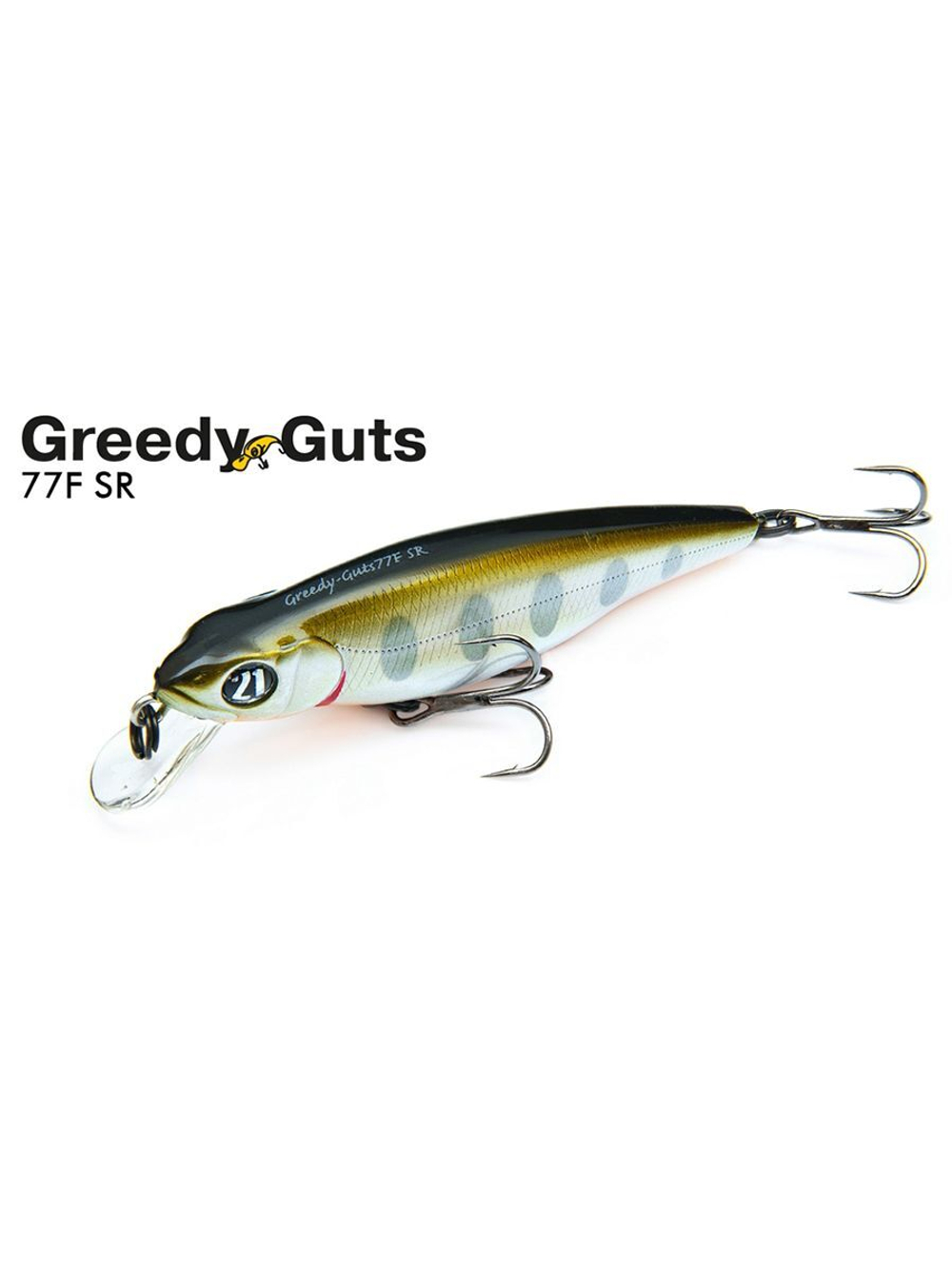 Воблер для рыбалки Pontoon21 Greedy-Guts 77F-SR, 77мм, 9,0 гр., 0.7-1.0 м., цвет 407