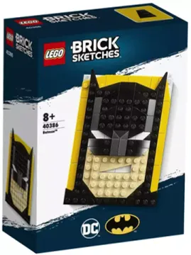 Конструктор LEGO Brick Sketches 40386 Бэтмен, 115 дет.