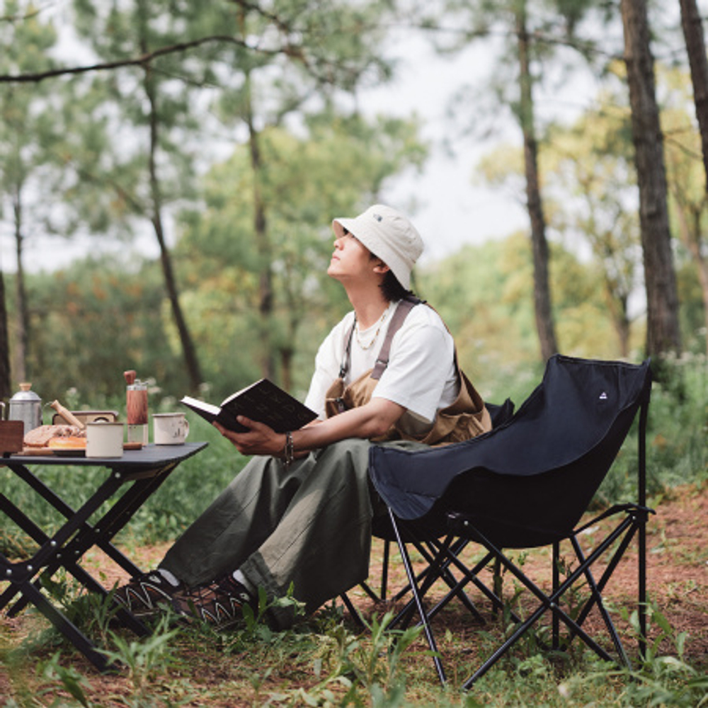 Кресло туристическое Naturehike Stellaluna T01 складное, 48х48х74 см, до 110 кг, черное. Под заказ