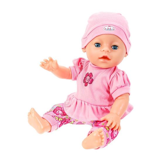 Пупс озвуч Шаинский музыка 35 см, пьет, писает, закр. глазки, 4 акс, 100 фраз КАРАПУЗ
