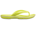 Шлепанцы Crocs Crocband Flip Tennis Ball Green/White