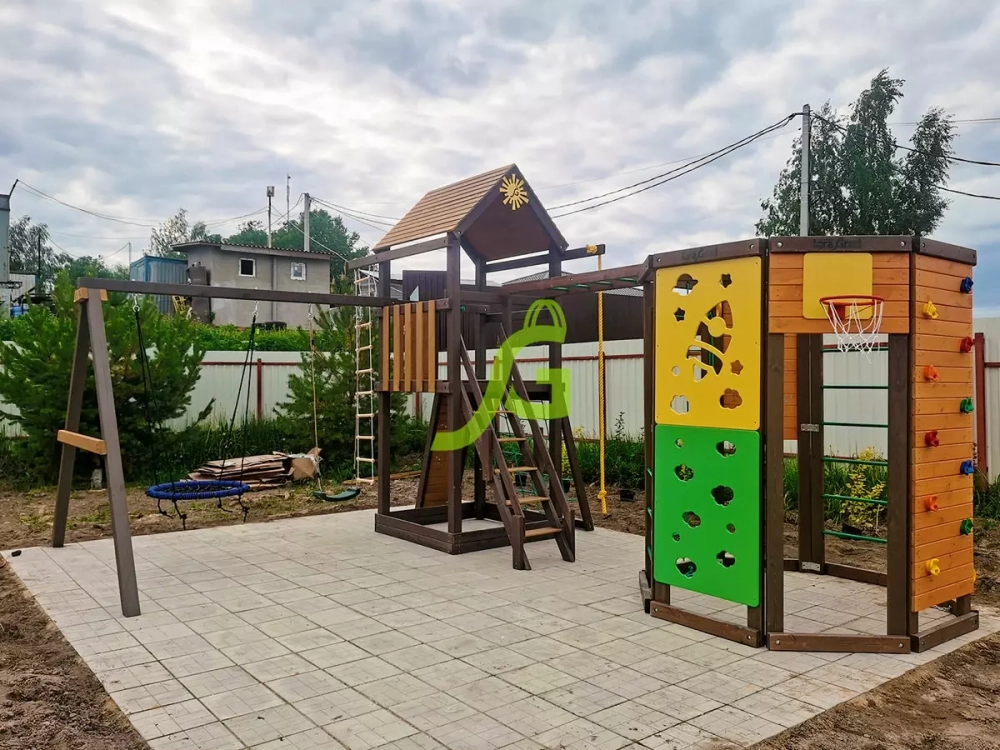 Детская площадка Панда Фани Gride с WorkOut