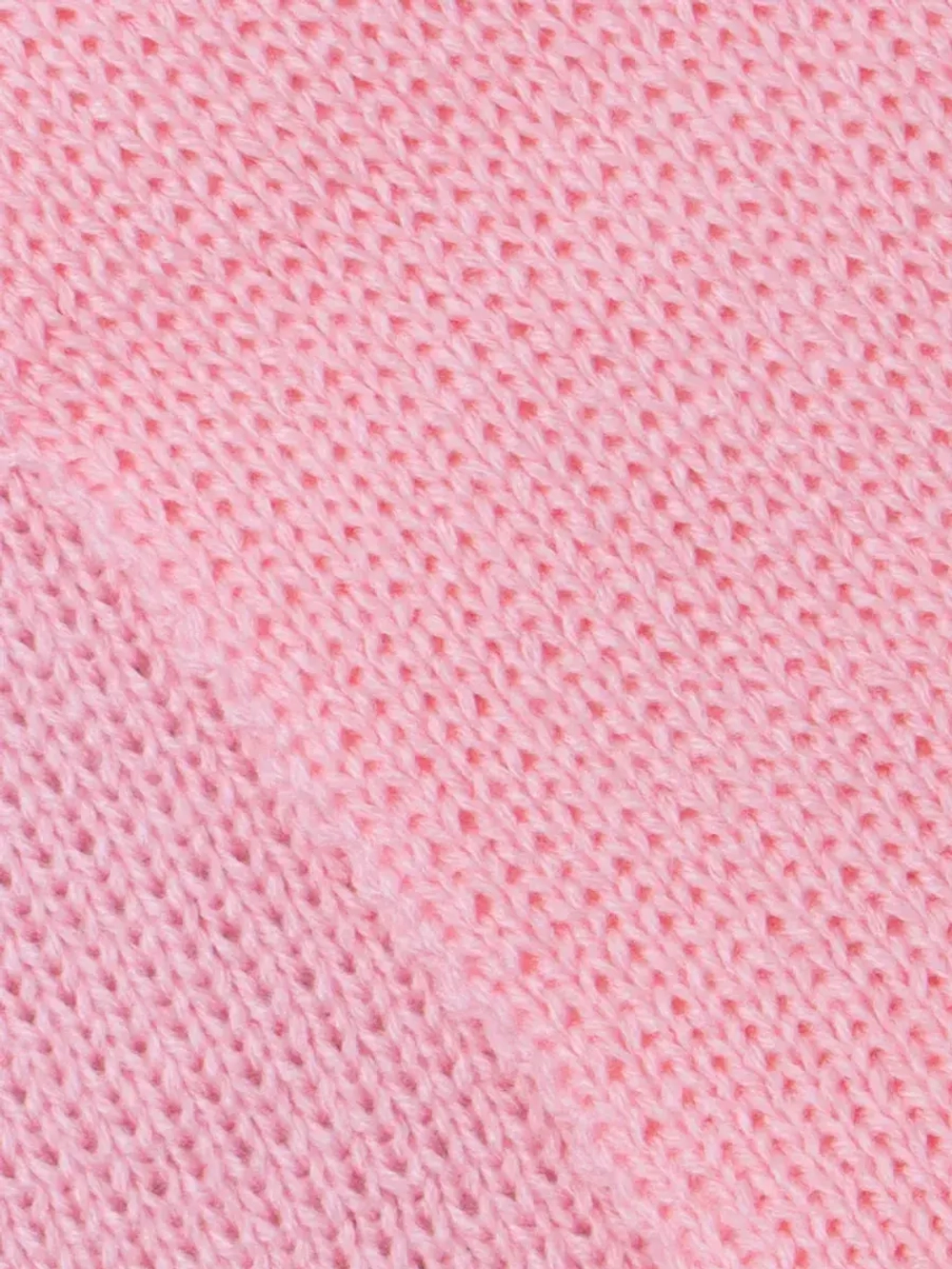 Шарф зимний вязаный с помпонами для девочки