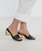 Кожаные шлепанцы Kat Maconie - черный(CHICHI)