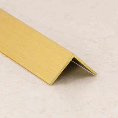 Уголок латунный браш без отверстий LPN-10x10, LPN-15x15. LPN-20x20