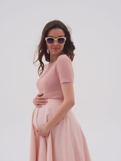 Футболка вязаная