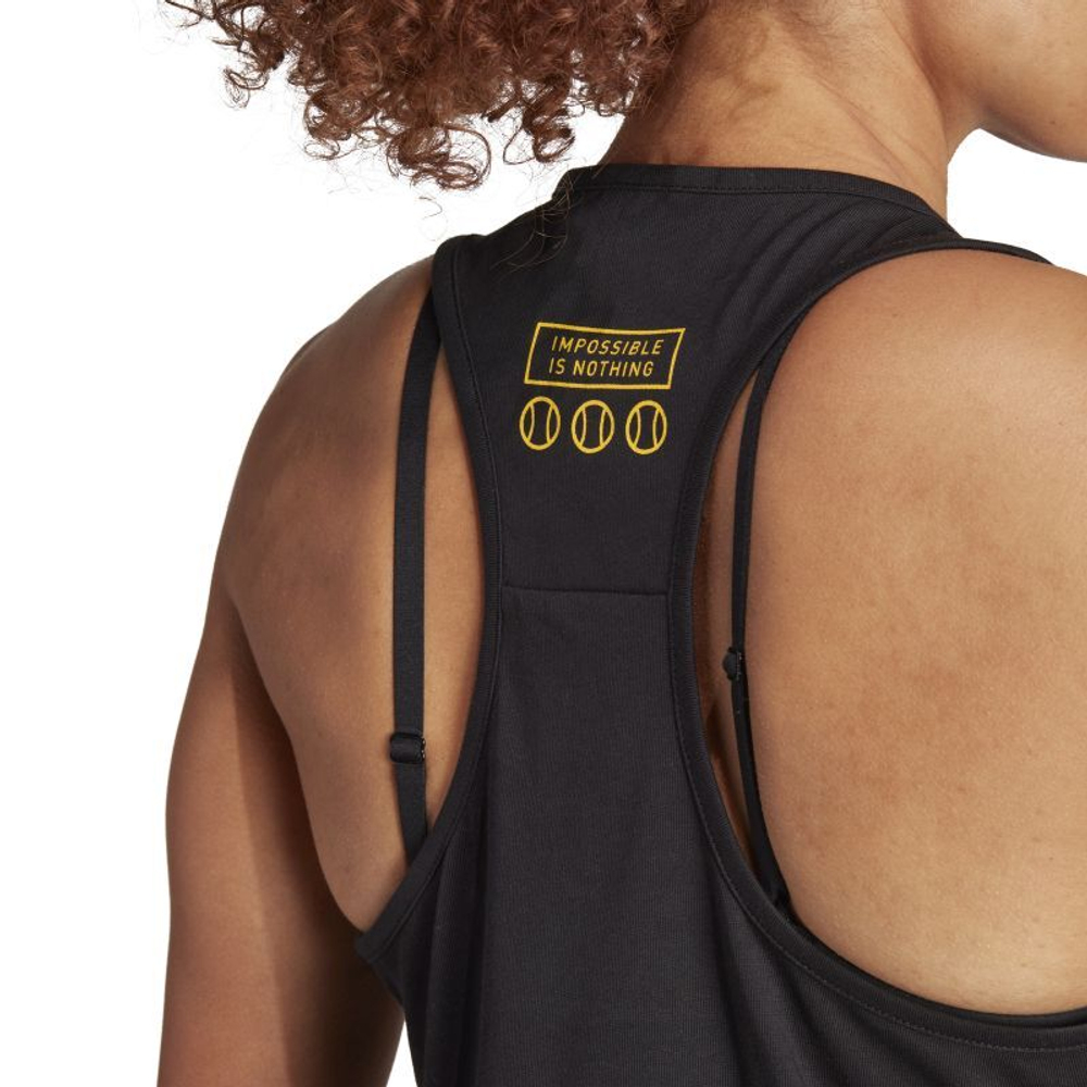 Топ теннисный Adidas Aeroready Tennis Category Graphic Tank Top - Black