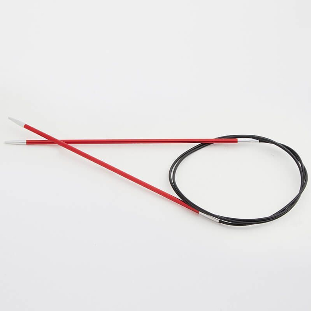 Спицы круговые Zing, 8мм/80см, KnitPro,(47136)