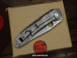 Нож Spyderco Nirvana - рукоять титан, сухарь, керамика в осевом C199TI