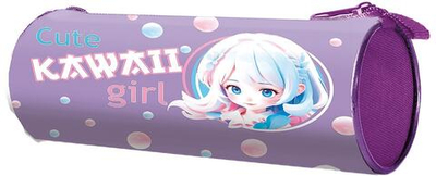 Пенал-тубус на молнии большой печать на ткани 195/85 "Очаровательная малышка 2025" (Пчелка)