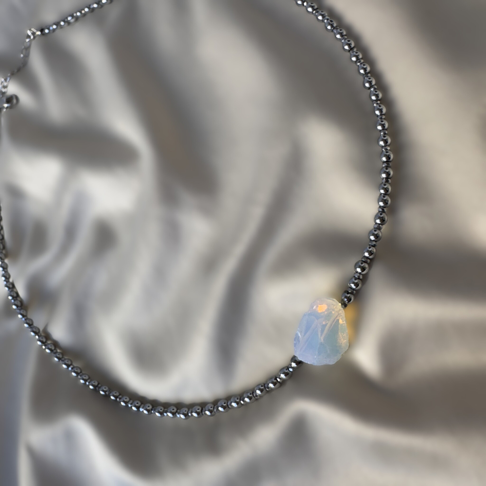 Комплект чокер+серьги «Лунный амулет равновесия»