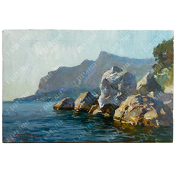 Свиридов С. А. (р. 1964 г.) Ласпи. Холст, масло. Крым, 2021 г.