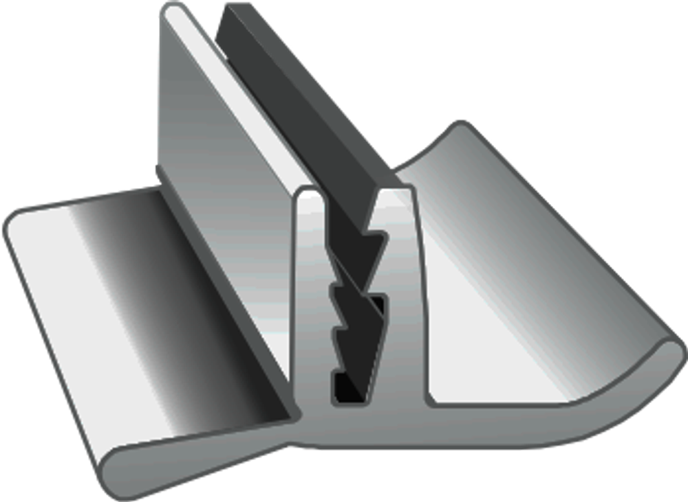 Вставка ПРЕМИУМ черная ТL 3, 150 м.