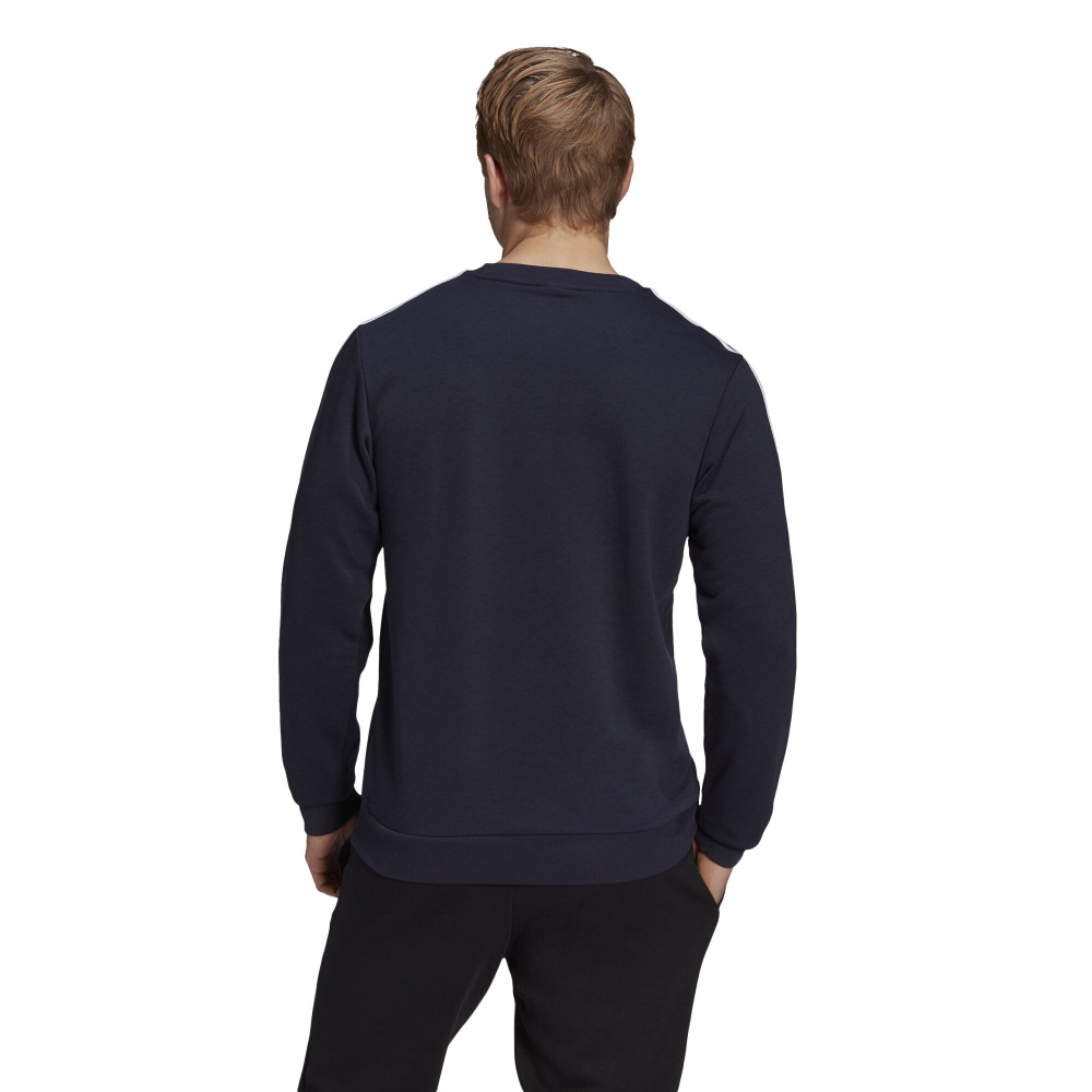 Мужская кофта теннисная adidas 3-Stripes French Terry Sweatshirt Men - Dark Blue, White