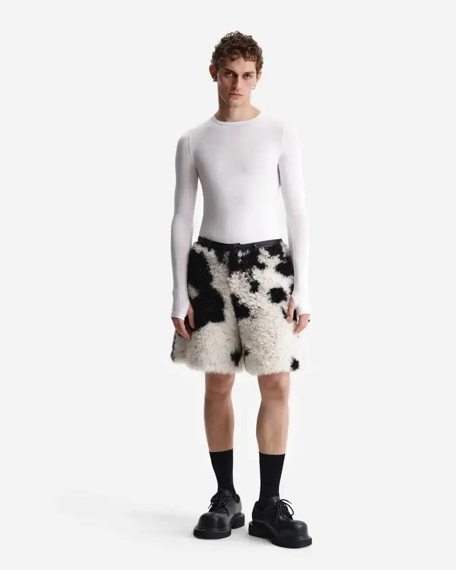 Бермуды из овчины Тиградо