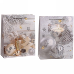 Пакет подарочный 25*32*10 см «Снежное сияние»,микс