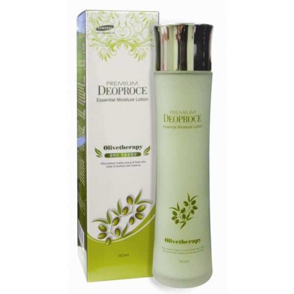 Deoproce Premium Olivetherapy Essential Moisture Skin увлажняющий тонер с маслом оливы